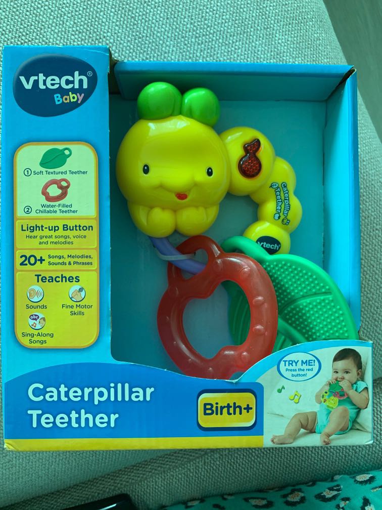 New VTech Baby caterpillar teether for birth Babies Kids