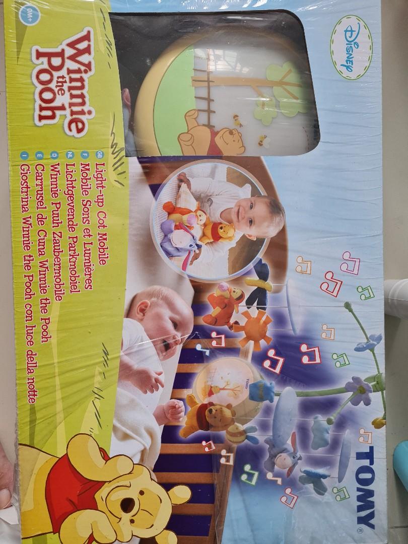 Winnie the Pooh Lightup Cot Mobile, Babies & Kids, Infant Playtime on