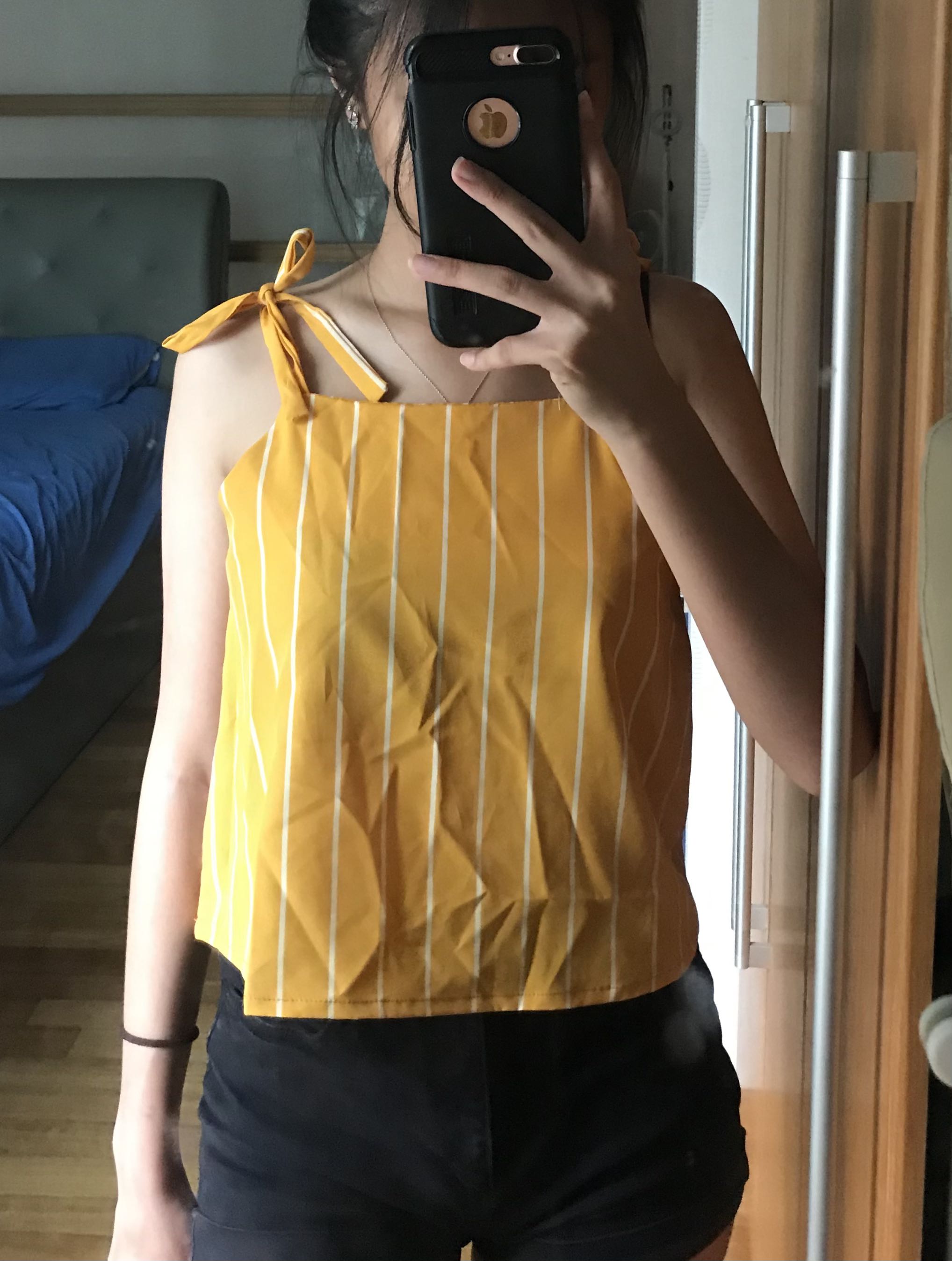 yellow tie top