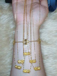 24K Piyao Necklace with 18K Gold◾SUPER SALE‼️FIX NA PO, SALE PRICE NA PO YAN◾3,500 only❤️
