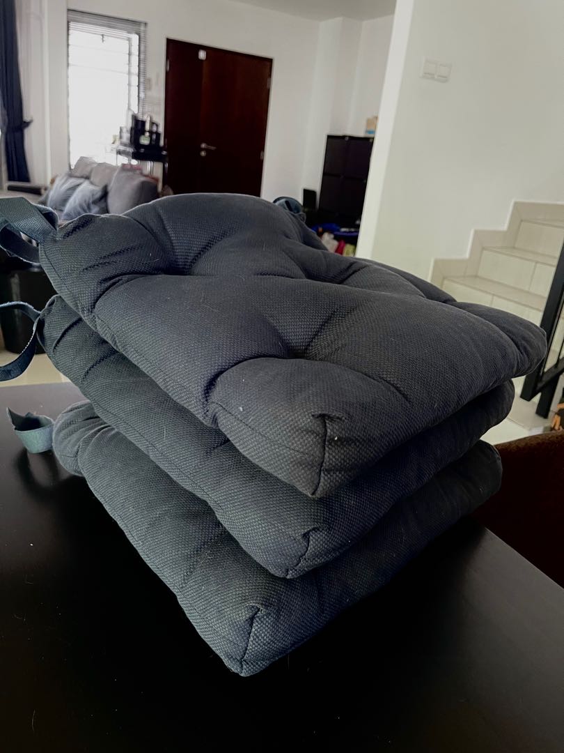 Ikea malinda chair cushion grey best sale
