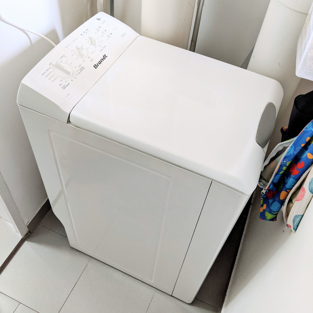6kg Top Load Washing Machine (Brandt) WTC 9865, Home Appliances