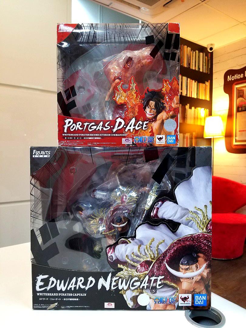 二手 海賊王figuarts Zero 超激戰 白鬍子 艾斯白胡子海賊團團長及第二師指揮官one Piece Fz Extra Battle Whitebeard Priates Edward Newgate