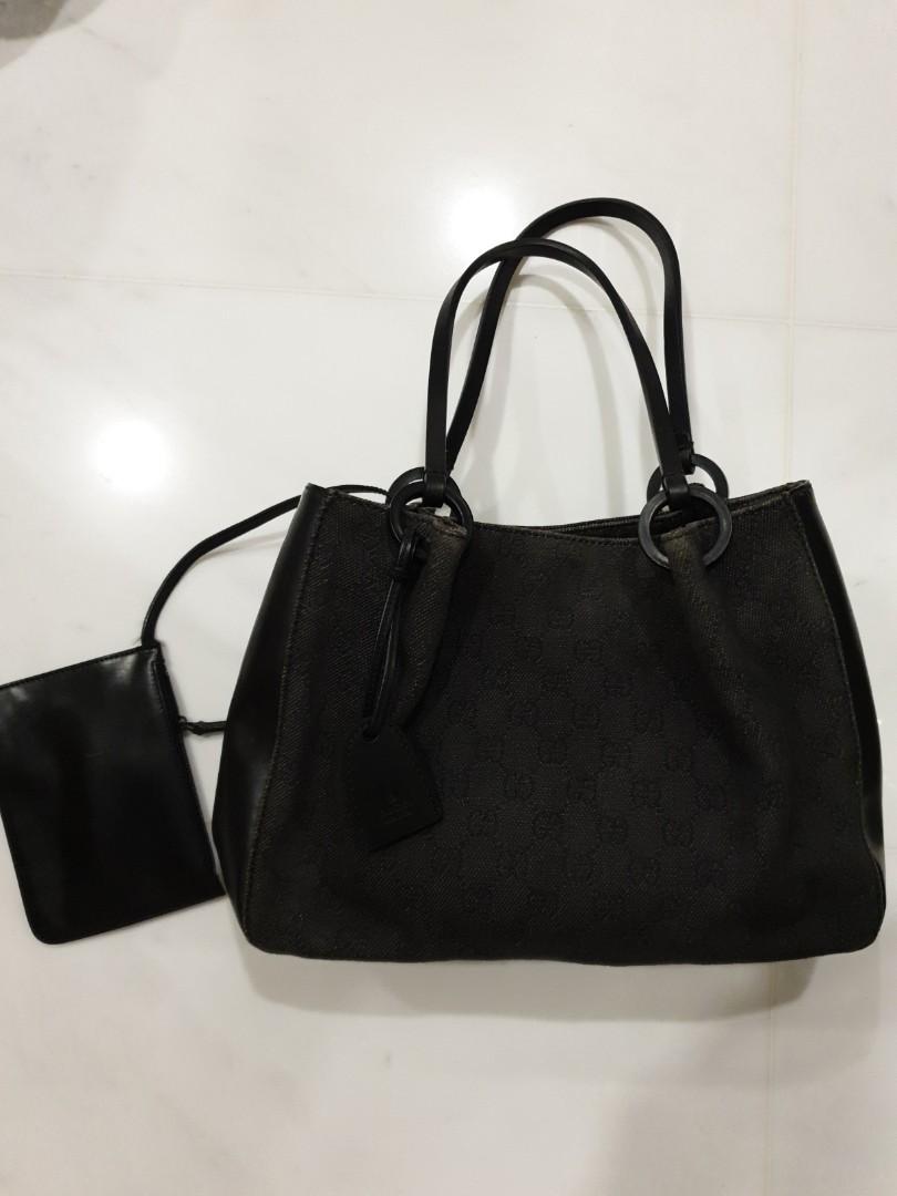 Gucci hotsell black handbag