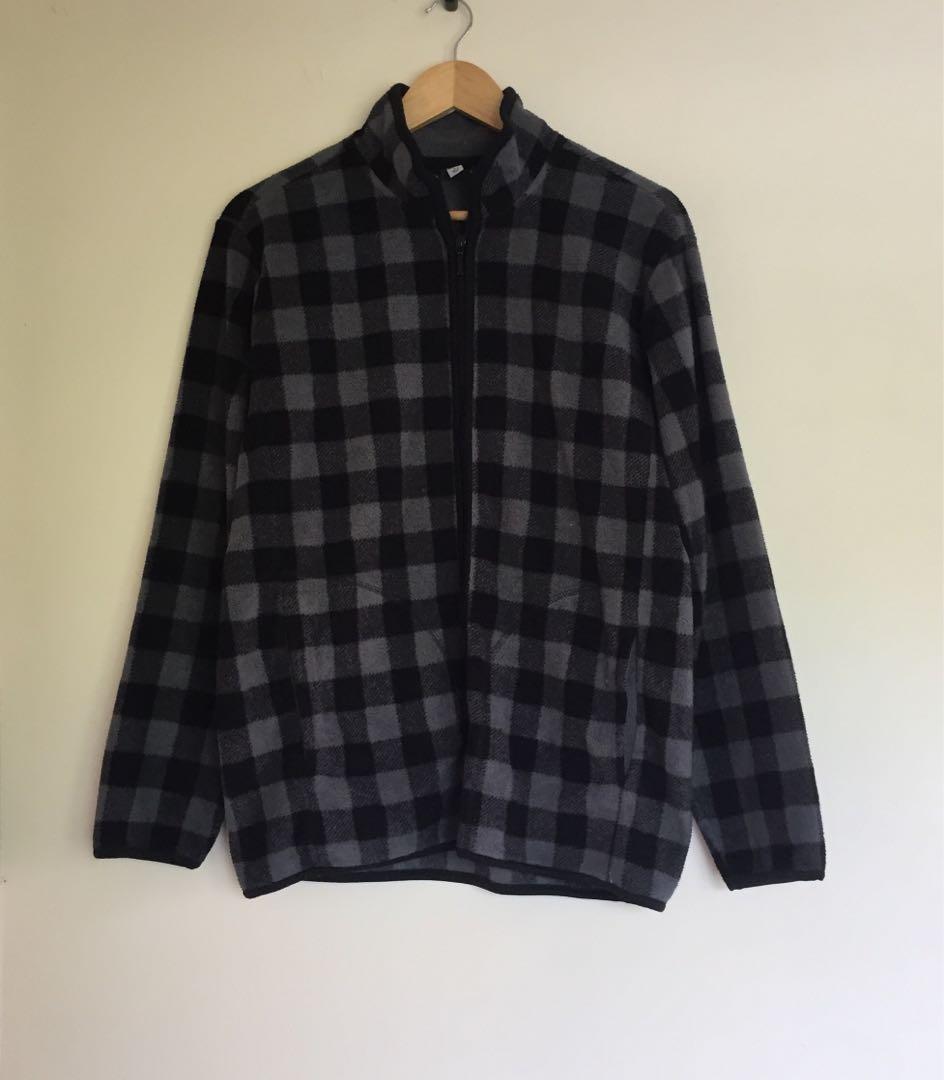 Uniqlo checkered jacket clearance