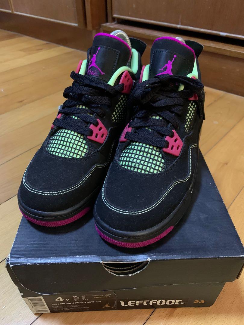 Air Jordan 4 Retro, Women's Fashion, Footwear, Sneakers on Carousell
