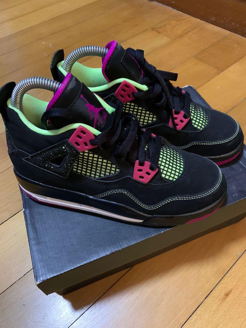 Air Jordan 4 Retro, Women's Fashion, Footwear, Sneakers on Carousell