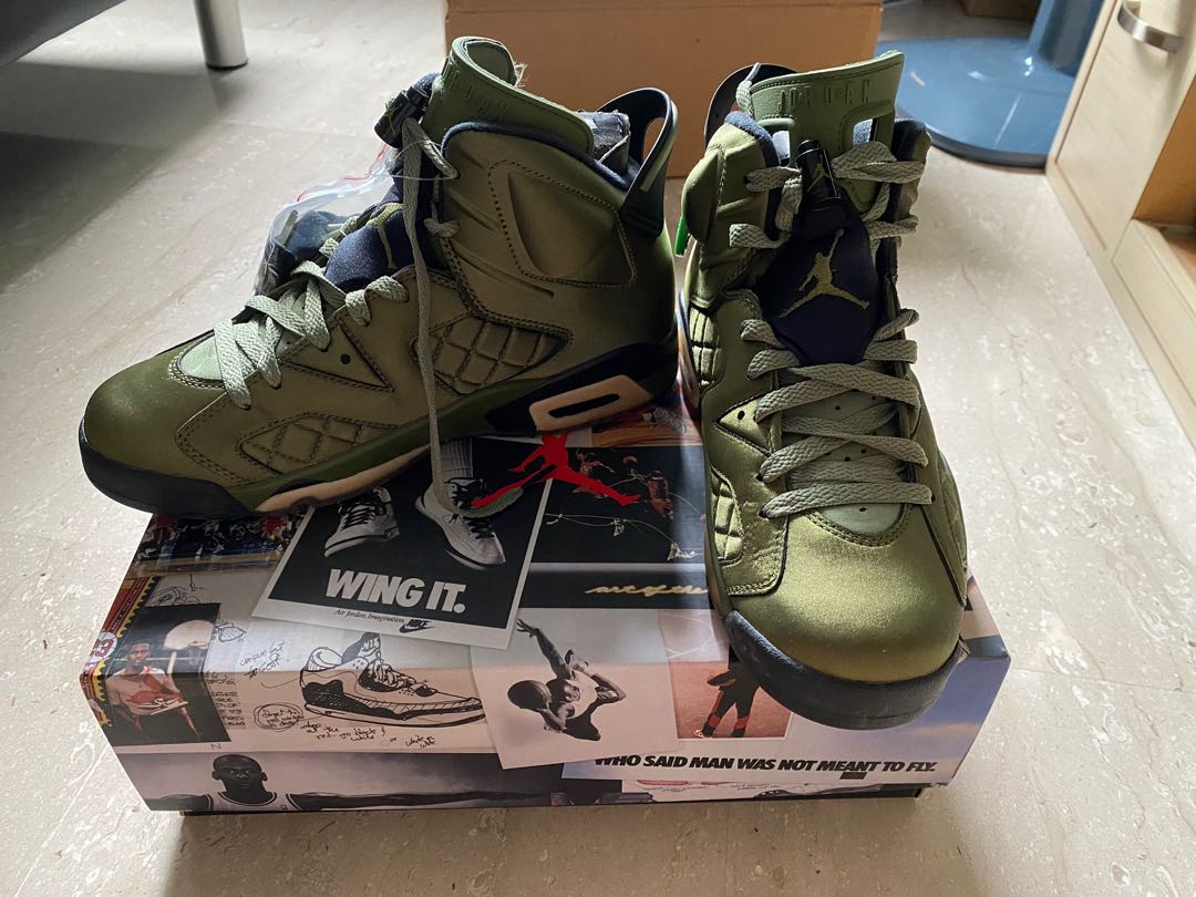 Air Jordan 6 retro pinnacle flight jacket Men s Fashion