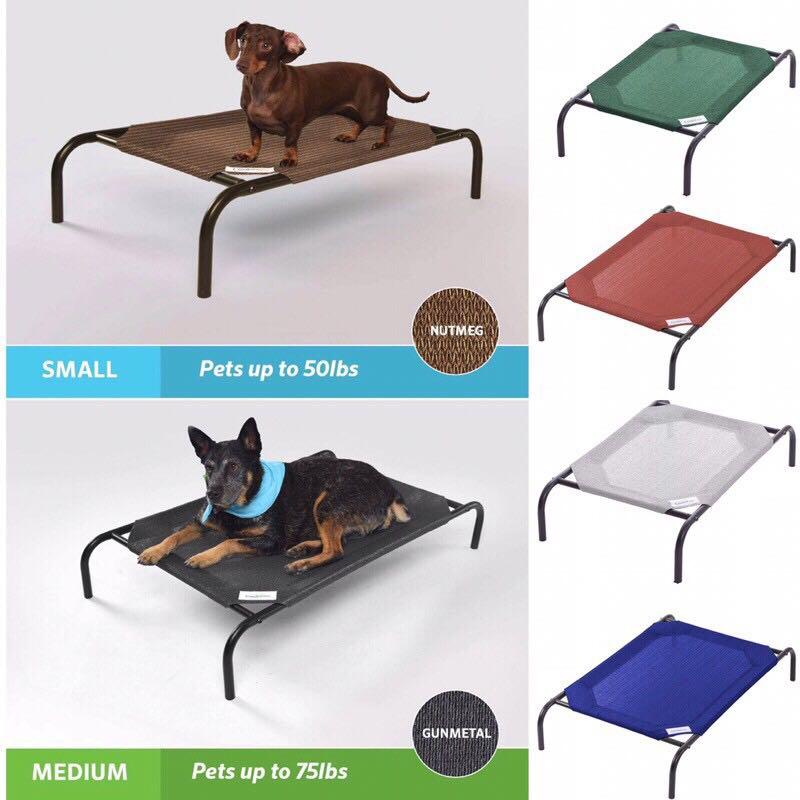 Elevated dog bed for large breeds clearance