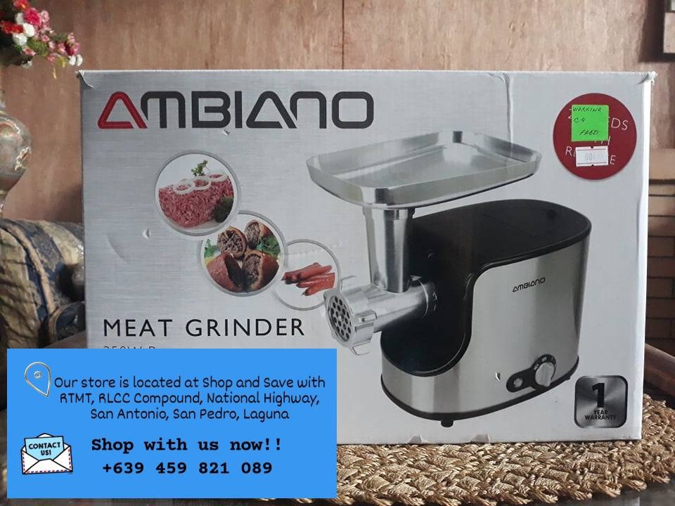 Ambiano Meat Grinder, TV & Home Appliances, Kitchen Appliances, Juicers