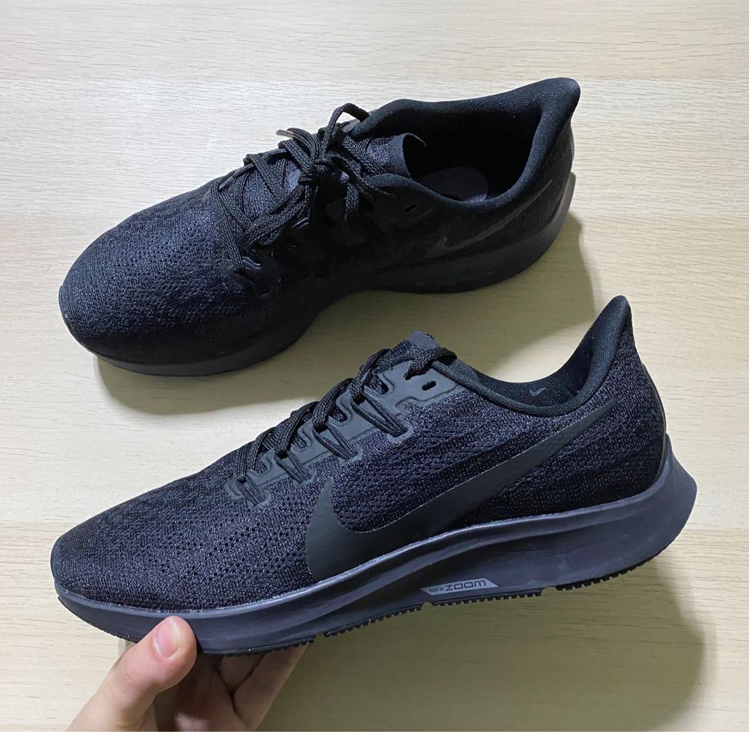 nike pegasus 36 triple black