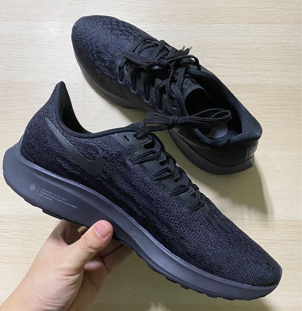BN Nike Pegasus 36 Triple Black Women s Fashion Footwear Sneakers on Carousell