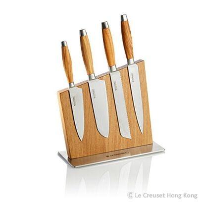 Le creuset knife block discount