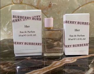 BURBERRY Her 新款花與她EDP 濃香水花果香調夢幻粉草莓香64188433337090110