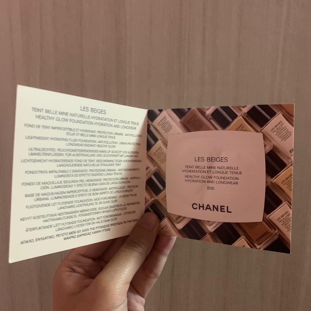 Chanel Les Beiges Teint Belle Mine Naturelle Healthy Glow Hydration And Longwear  Foundation 30ml/1oz - Foundation & Powder, Free Worldwide Shipping