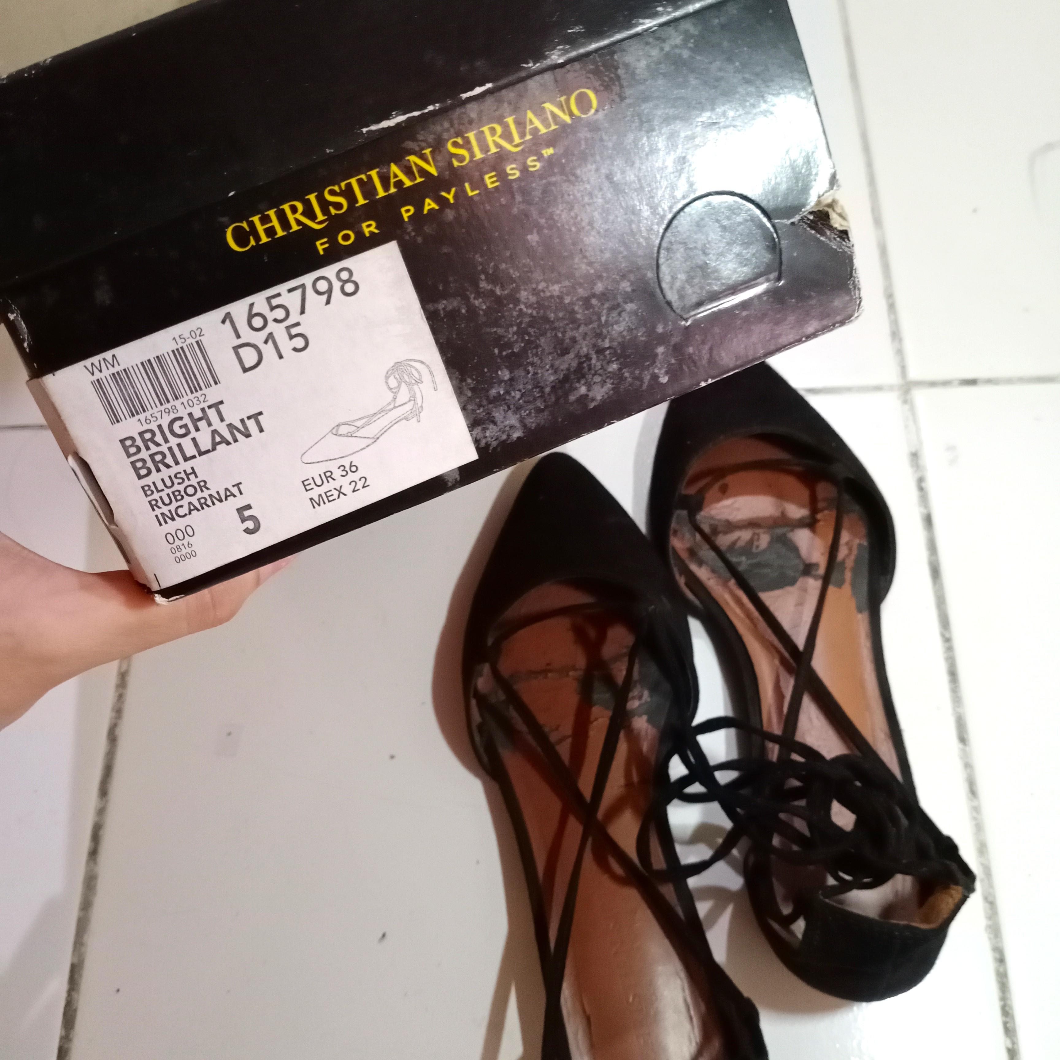 Christian siriano flat shoes hot sale