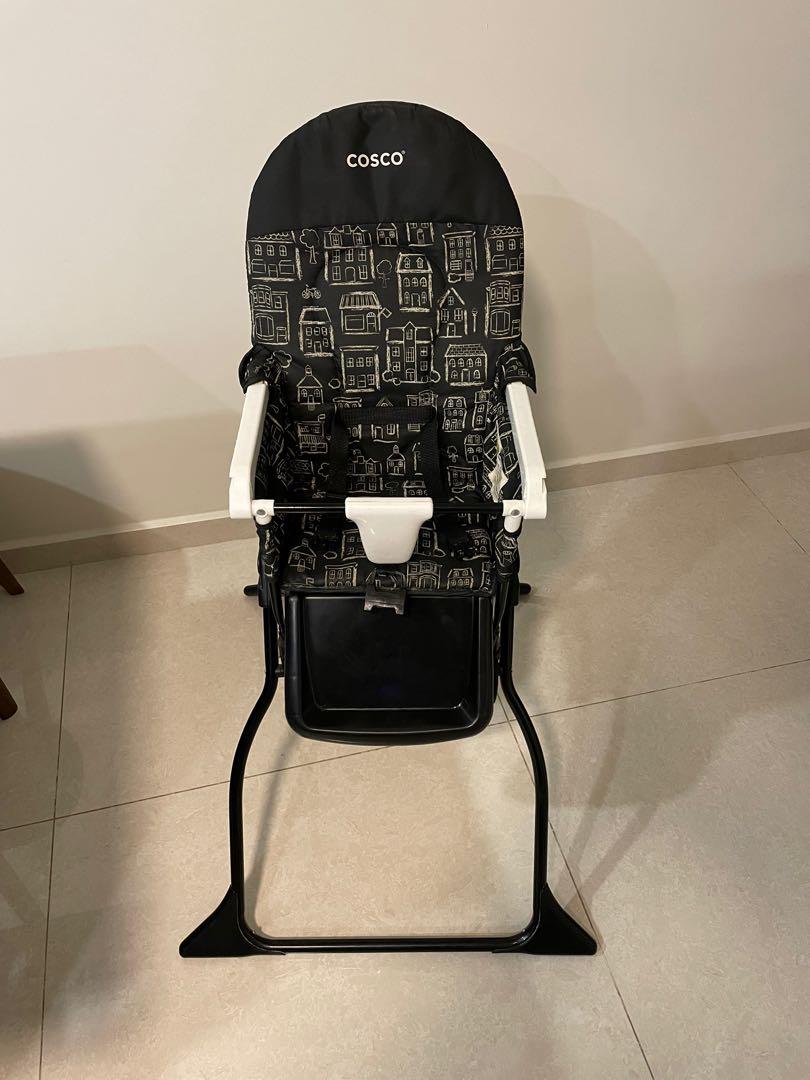 cosco baby high chair foldable babies kids nursing feeding baby high chairs on carousell