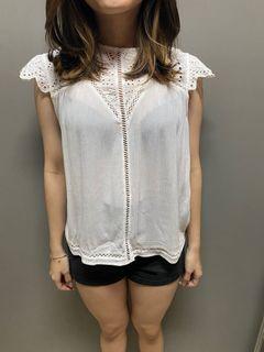 COTTON ON white blouse