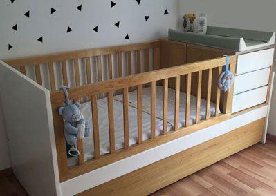 Crib with sales pull out bed