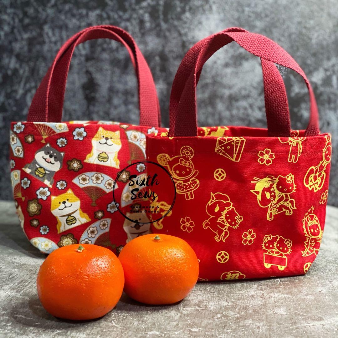 CUSTOMISED CNY MANDARIN ORANGE BAG, Women's Fashion, Bags & Wallets