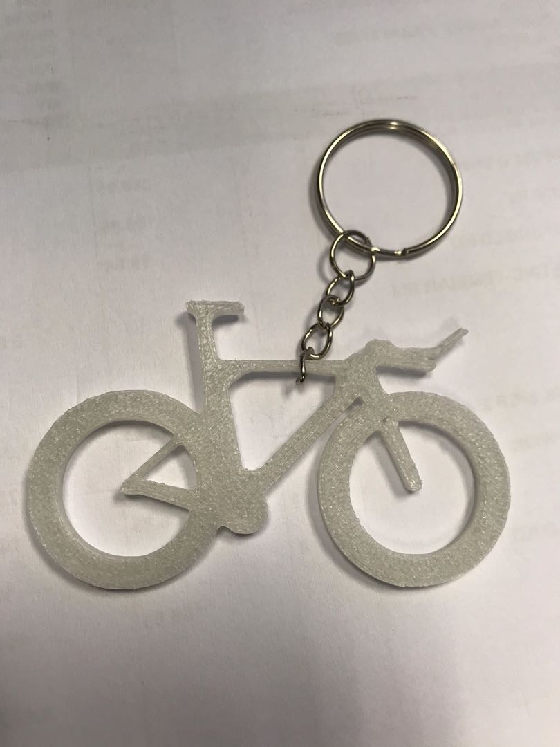 Glow in the dark Time Trial Triathlon keychain Sports Equipment