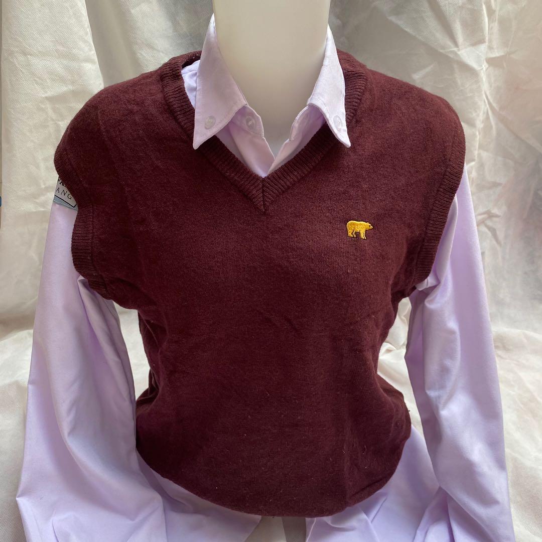 Golden top bear vest