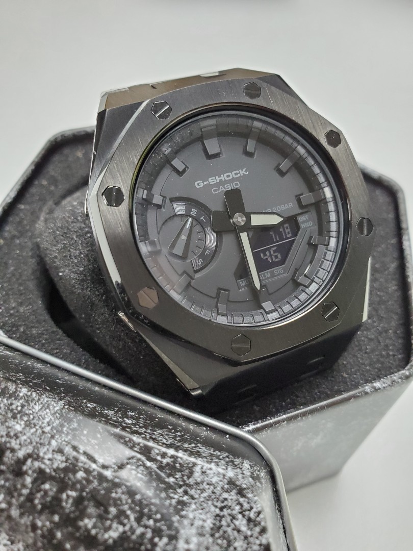 G-Shock GA-2100-1A1, 名牌, 手錶- Carousell