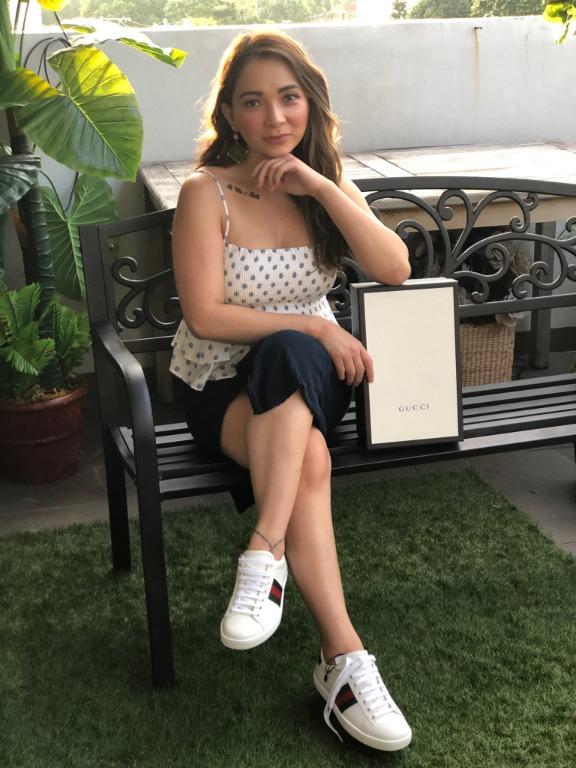 gucci embossed sneakers