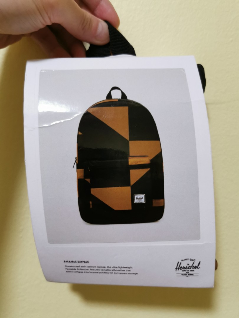Herschel Daypack foldable, Men's Fashion, Bags, Backpacks on Carousell