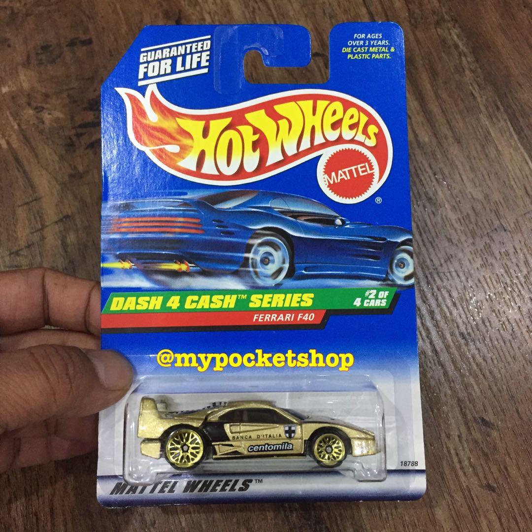 RESERVED Hot Wheels FERRARI F40 Gold 1998 Hotwheels Dash 4
