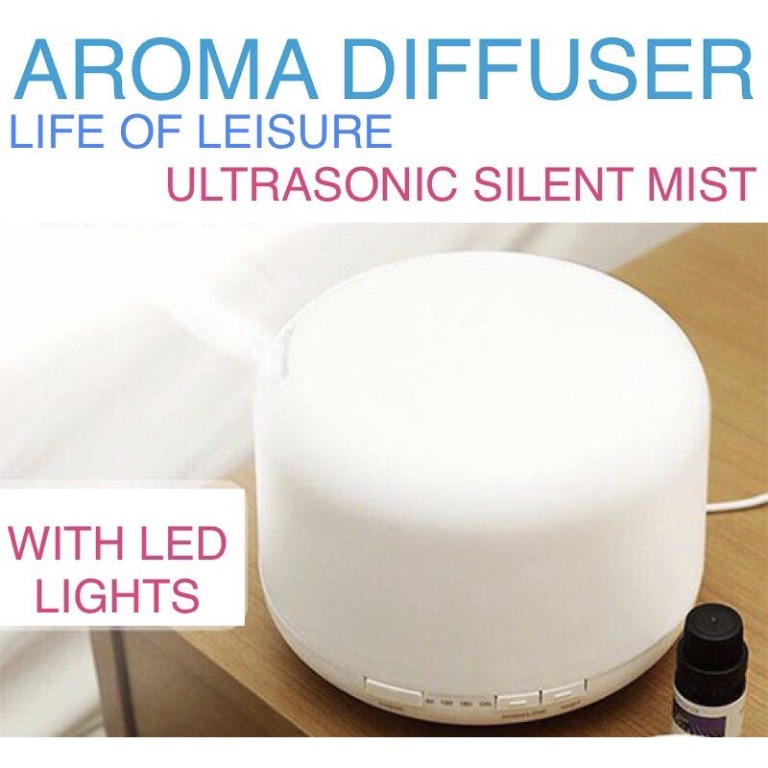 Humidifier Aroma Diffuser Life of Leisure Cool Mist Humidifier