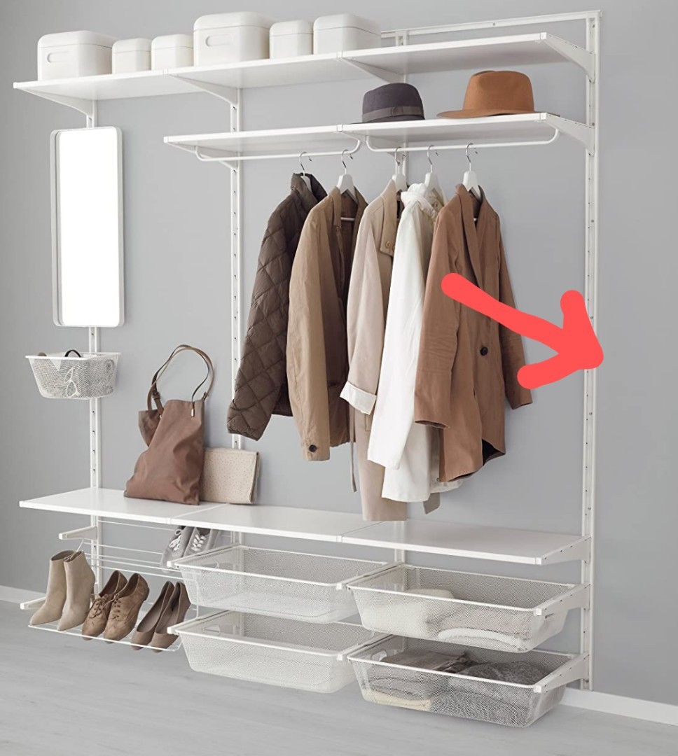 Ikea Algot Wall Rail, Furniture & Home Living, Furniture, Shelves