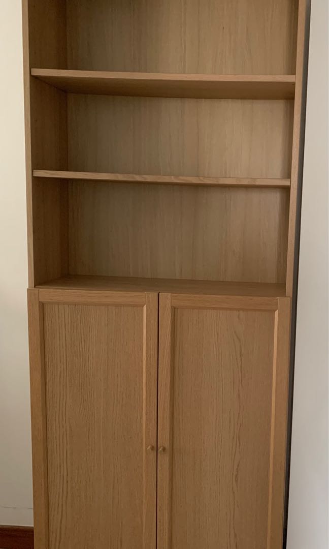 Ikea Billy Bookcase With Doors, Billy Bookcase Door Dimensions