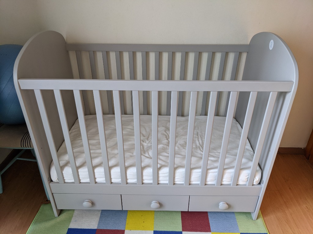 Ikea Cot in Great Condition, Babies & Kids, Baby Nursery & Kids Furniture, Cots & Cribs on Carousell