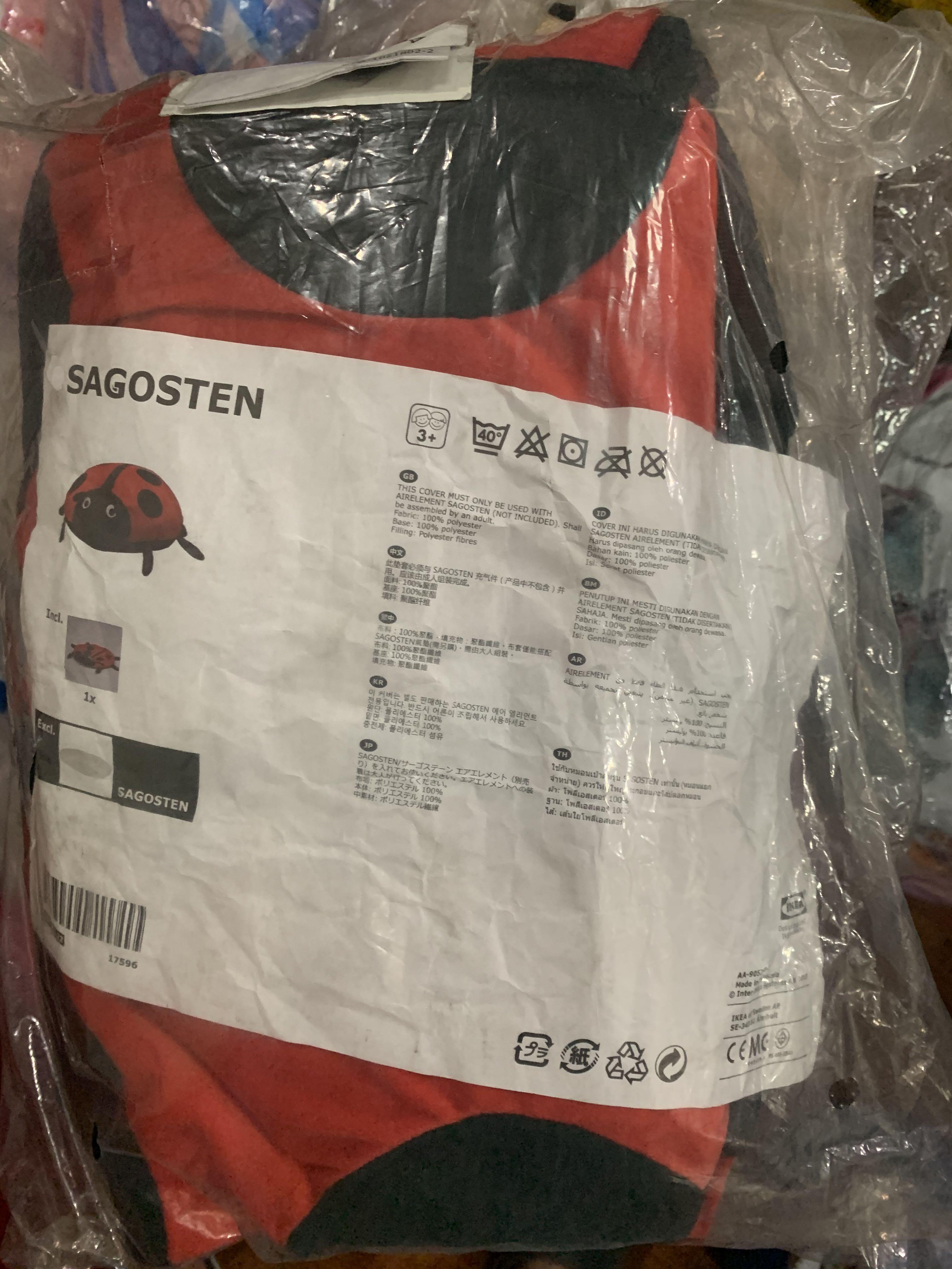 Ikea Sagosten Inflatable ladybug cover (Category: Other Baby Bathing & Changing Needs) located in Quezon City. Submitted by liz.ty (Listing ID 1063947408, Image 3). Description: Siza: approx 30” Bought originally from Ikea store at $45.00 Didnt get the chance to use it. Still sealed in a plastic. Selling low. Decluttering, moving out soon. .