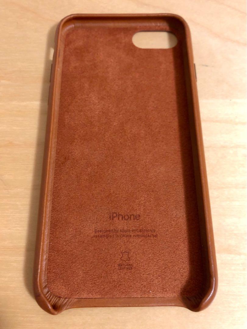 Apple Iphone 7 8 Se Leather Case Saddle Brown Mobile Phones Gadgets Mobile Gadget Accessories Cases Covers On Carousell
