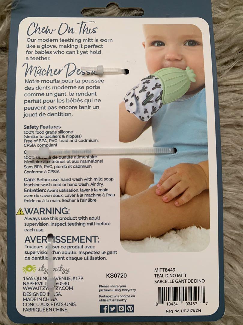 Itzy mitt silicon teether (Category: Soothers & Pacifiers) located in Binan City. Submitted by finders_market (Listing ID 1063927750, Image 2). Description: .