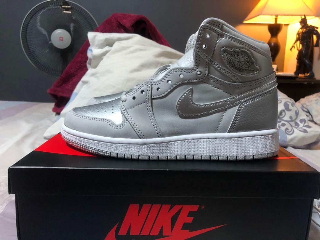 Jordan 1 Neutral grey (Category: Sneakers) located in Las Pinas. Submitted by lc2001 (Listing ID 1063962049, Image 1). Description: For Sale: Jordan 1 Co Jp “Neutral Grey” Size 4.5Y BNDS, with receipt 7,000 pesos only Slightly negotiable.