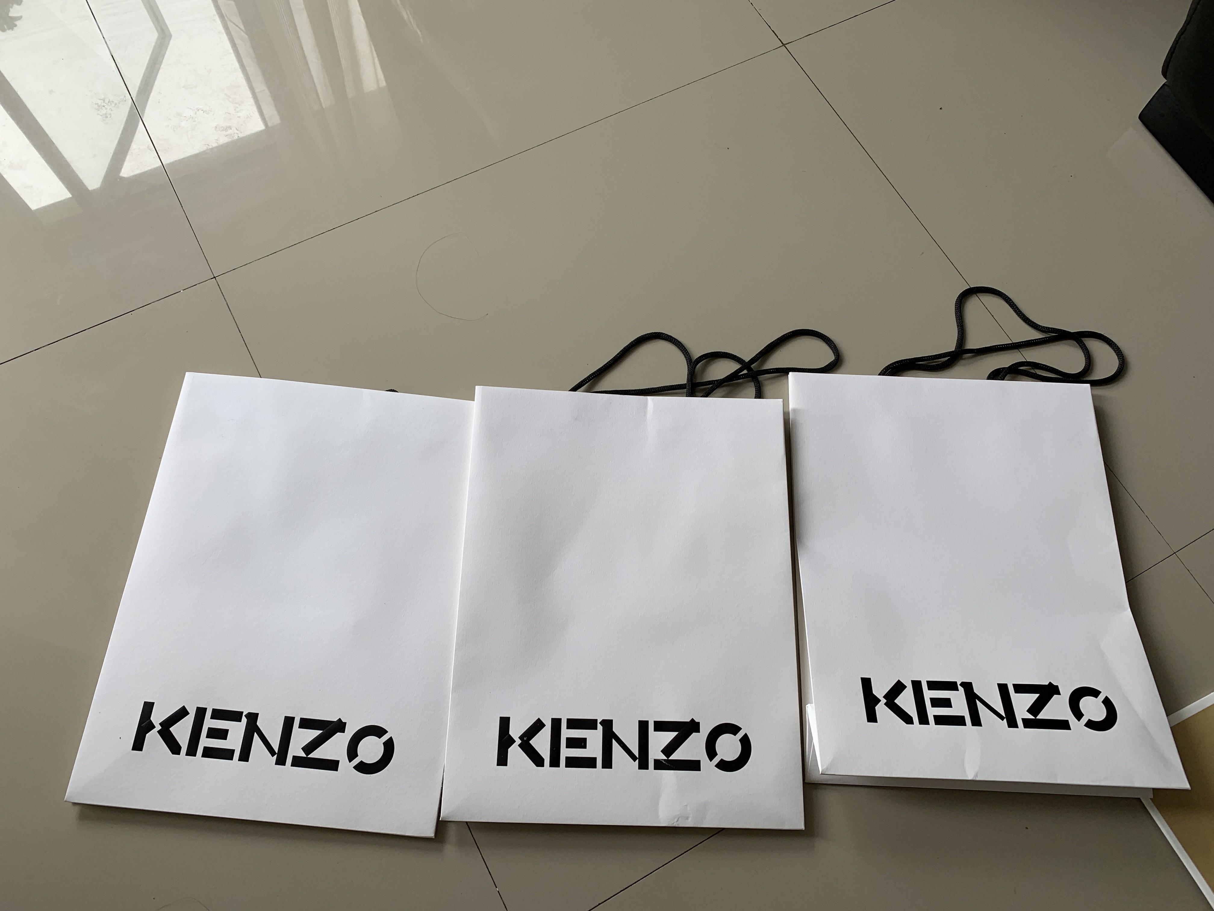 Paper shop bag kenzo