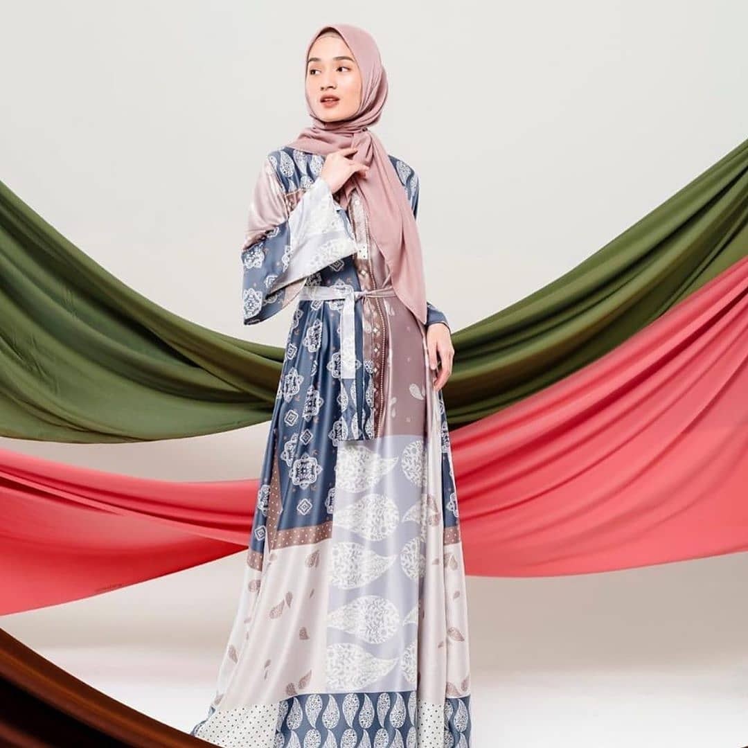 Lembaran dress Vanilla Hijab, Fesyen Wanita, Muslim Fashion, Gaun di