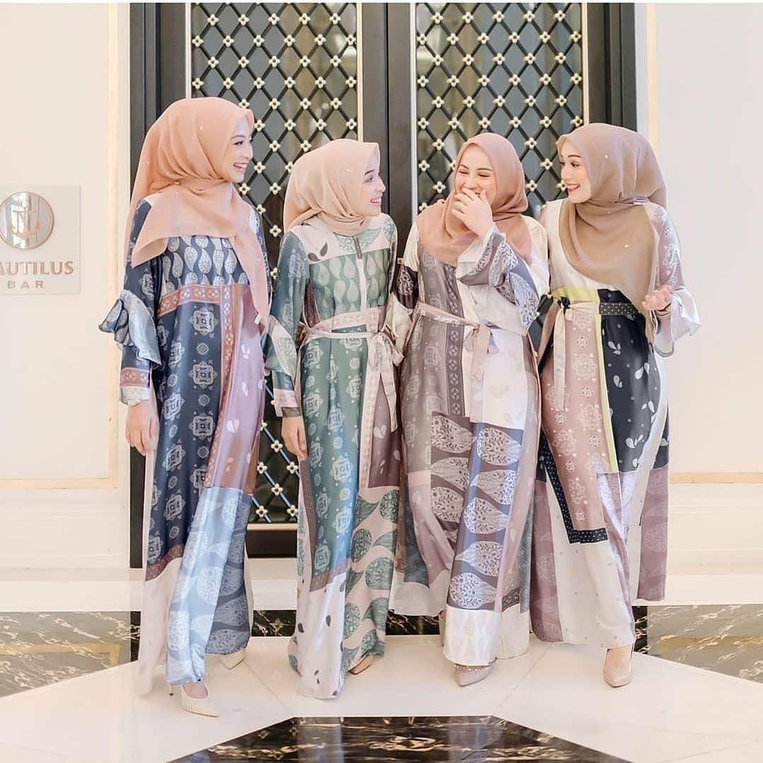 Lembaran dress Vanilla Hijab, Fesyen Wanita, Muslim Fashion, Gaun di