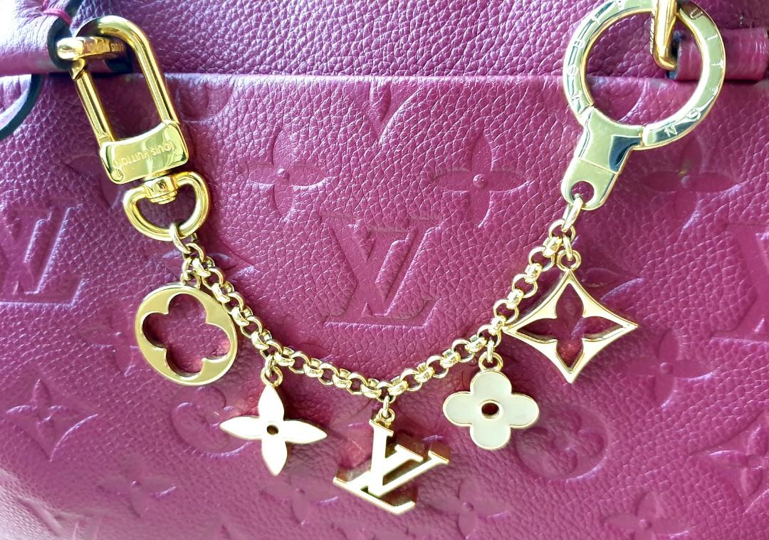 Louis Vuitton Fleur De Monogram Bag Charm Chain, Luxury, Bags & Wallets on  Carousell