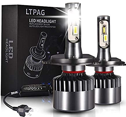 ltpag h4 led headlight bulbs 12000 lumens 72w chips extremely bright headlight ip68 waterproof replacement kit for halogen lights or xenon lamps lights 6000k xenon white car accessories electronics lights on carousell