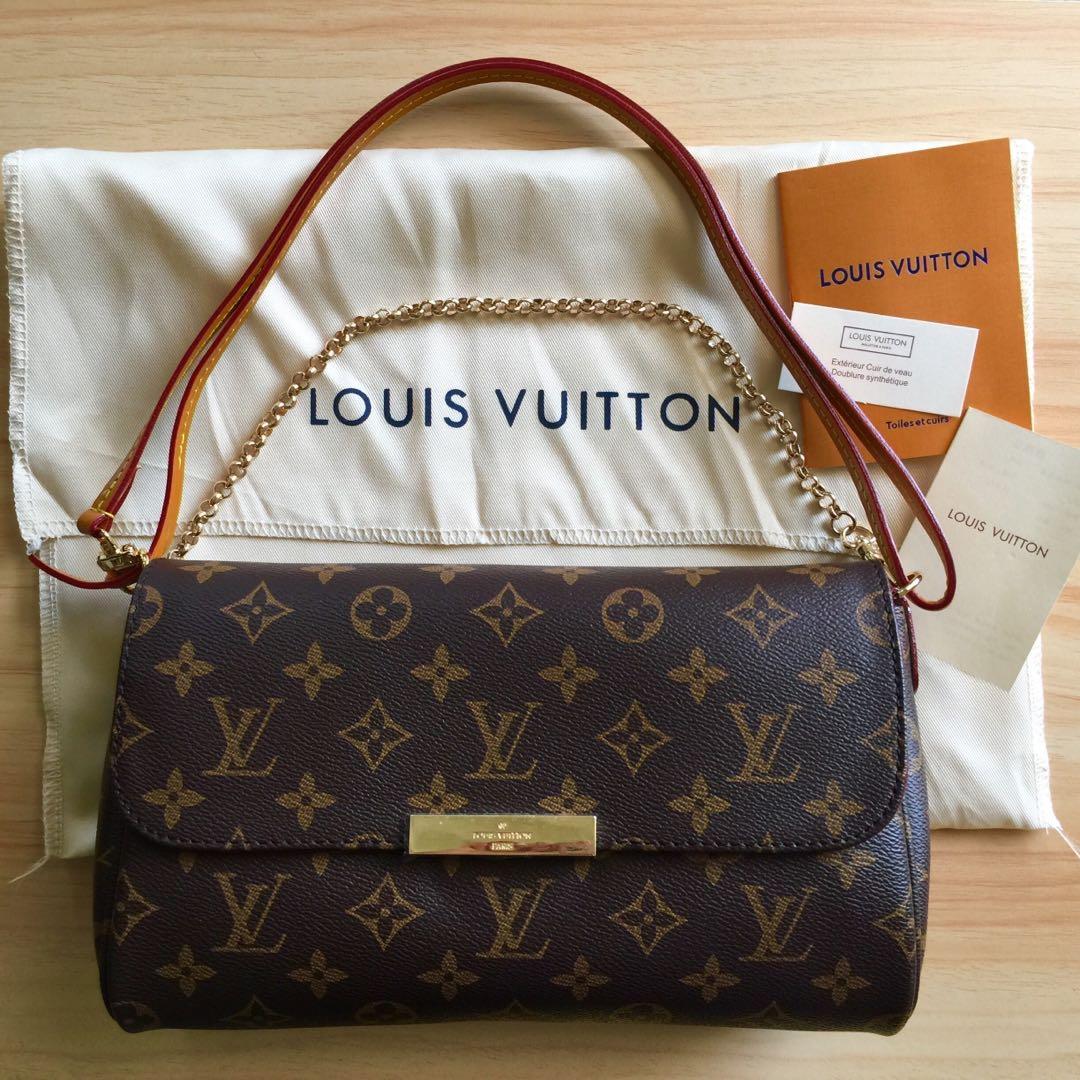 Lv favourite MM, Luxury, Bags & Wallets on Carousell