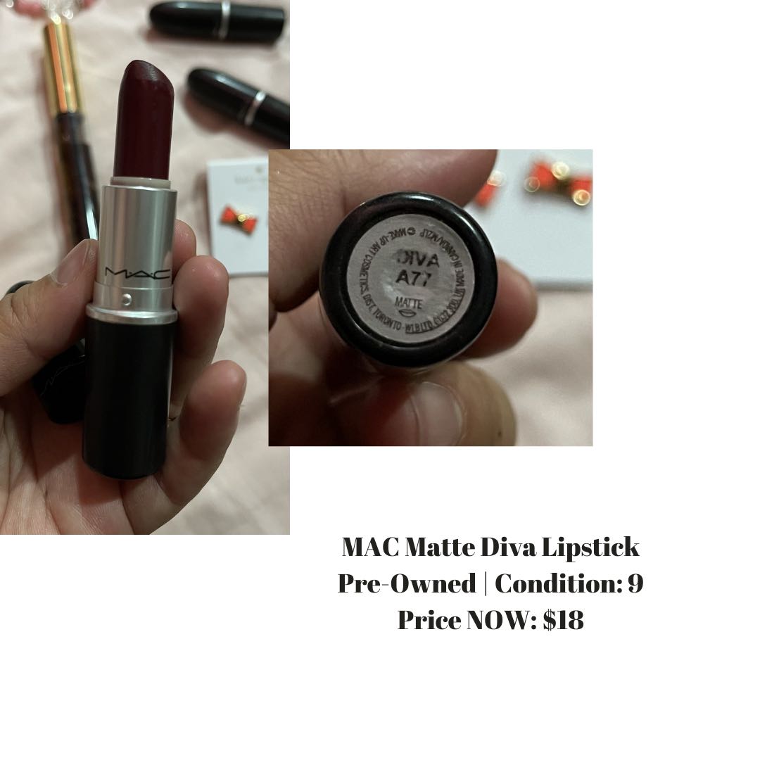 mac lipstick diva shade