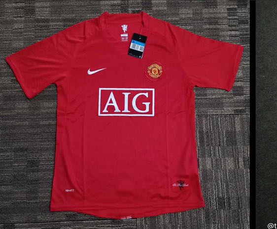Manchester United Jersey (2008 kit) Ronaldo 7, Men's Fashion, Activewear on Carousell