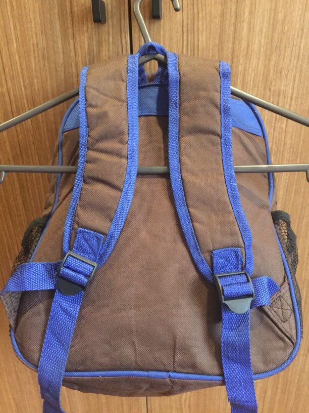 Monkey Kids Backpack (Category: Diaper Bags & Wetbags) located in Quezon City. Submitted by njoy888 (Listing ID 1063805832, Image 2). Description: Monkey Kids Backpack Water repellant material With Front and inside pockets Zipper enclosure Adjustable strap Size: 12in x 11in x 4in Preloved.