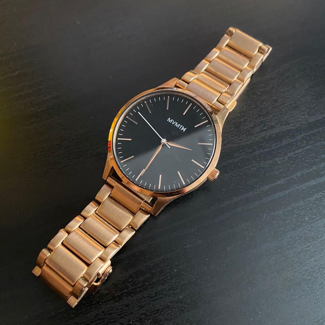 Mvmt rose shop gold mens watch