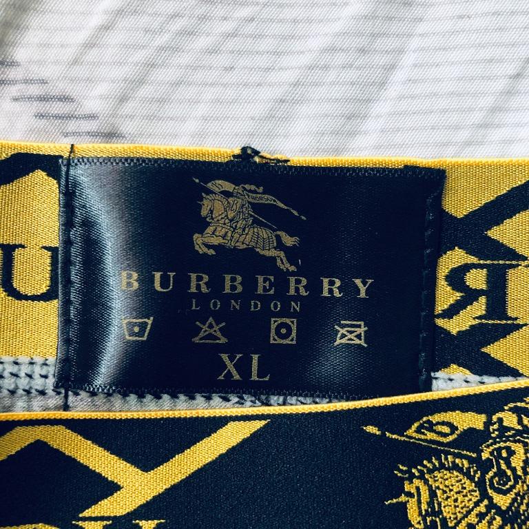 New Burberry grey men s underwear Trunk Boxer fit M