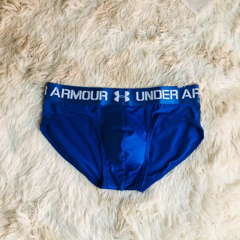 New! Under Armour men's underwear - blue Brief (fit M size), Men's Fashion, Bottoms, New Underwear on